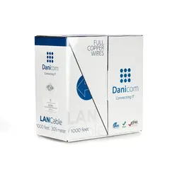 Danicom | CAT6 UTP kabel op rol stug | LSZH (Eca)