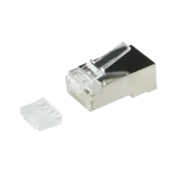 DSIT DSIT | CAT6A Connector RJ45 + Hulpstukje - Shielded - voor soepele kern