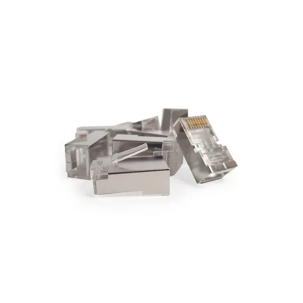 DSIT DSIT | CAT6A Connector RJ45 + Hulpstukje - Shielded - voor soepele kern