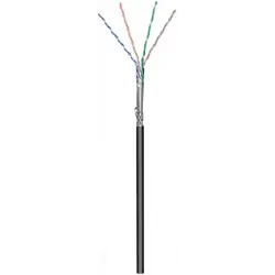 DSIT DSIT | CAT6 S/FTP buitenkabel op rol soepel | Kleur: Zwart | CCA DSIT | CAT6 S/FTP buitenkabel op rol soepel | Kleur: Zwart | CCA