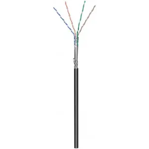 DSIT DSIT | CAT6 S/FTP buitenkabel op rol soepel | Kleur: Zwart | CCA DSIT DSIT | CAT6 S/FTP buitenkabel op rol soepel | Kleur: Zwart | CCA