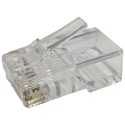 DSIT | CAT6 doorsteek connector RJ45 pass through - unshielded - voor soepele kern