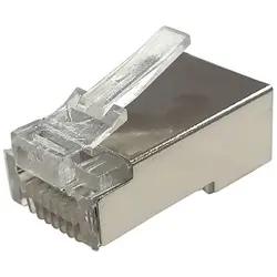 DSIT | CAT6 doorsteek connector RJ45 pass through - shielded - voor soepele kern