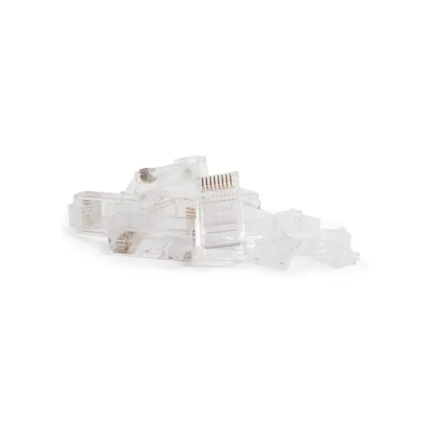 DSIT DSIT | CAT6 Connector RJ45 + Hulpstukje - Unshielded - voor stugge kern