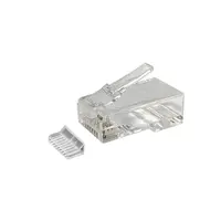 DSIT DSIT | CAT6 Connector RJ45 + Hulpstukje - Unshielded - voor soepele kern