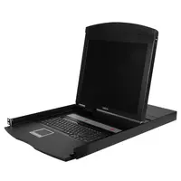 DSIT DSIT | 19 inch KVM console-inschuif met USB en PS/2 QWERTY toetsenbord