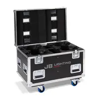 Amptown Amptown | CASE47 | Flightcase | 4x Sparx 9 | L 90x B 60 x H 67 cm | SIP foam inlay | 90 kg Incl