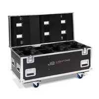 Amptown Amptown | CASE48 | Flightcase | 6x Sparx 9 | L 137x B 52 x H 67 cm | SIP foam inlay | 126 kg Incl