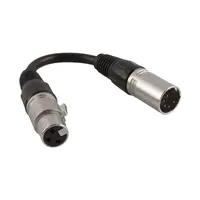 Chauvet PRO Chauvet PRO | DMX3F5M | Adapter 3-pin (F) to 5-pin (M) | Lengte: 15cm