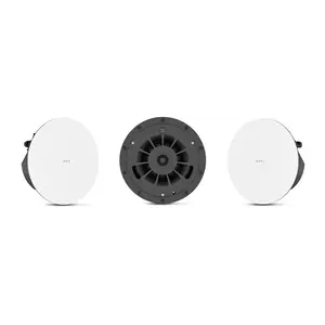 QSC QSC | AD-C4T-LPZB-WH | 4.5" Two-way ceiling speakers | 70/100V transformer with 16Ohm bypass | zero bezel design | 150° conical DMT coverage | includes C-ring and rails for blind mount installation | Kleur: Wit. | Wordt per 2 stuks verkocht