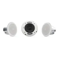 QSC QSC | AD-C821R SYSTEM | 8" High-power blind mount coaxial ceiling speaker | 70/100V transformer with 16Ω bypass | 90° conical DMT coverage | Includes AD-C800RG round grille | C-Ring and Tile Rails. |