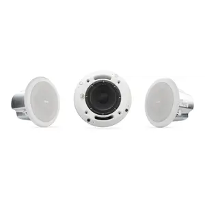 QSC QSC | AD-C821R SYSTEM | 8" High-power blind mount coaxial ceiling speaker | 70/100V transformer with 16Ω bypass | 90° conical DMT coverage | Includes AD-C800RG round grille | C-Ring and Tile Rails. |