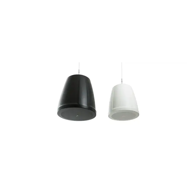 QSC QSC | AD-P6T | 6.5" Two-way pendant speaker | 70/100V transformer with 16Ω bypass | 135° conical DMT coverage |  inclusief kabel en bevestigingsmiddel voor hangende installatie