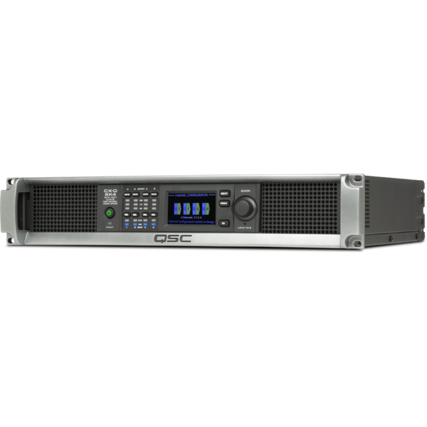 QSC QSC | CX-Q 8K4 | 4-kanaals | 2000W/CH Q-SYS network Amplifier | Lo-Z | 70V | 100V direct drive | FlexAmp™ | Mic/line Inputs | 100-240V