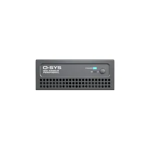 QSC QSC | QIO-AES8x8 | Q-SYS peripheral providing 8 channels of AES3 digital audio input and output | Up to 4 devices daisy-chainable | 1U-1/4W | powered over Ethernet or +24 VDC | Surface mountable | rack kit sold separately. |