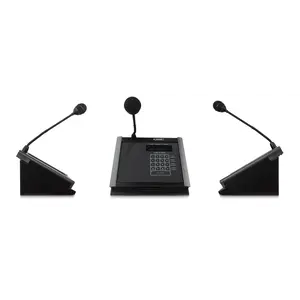 QSC QSC | PS-1650G | Q-SYS 16-Button Command Code (A-P) Wall Mounted Page Station | Gooseneck (G) Microphone