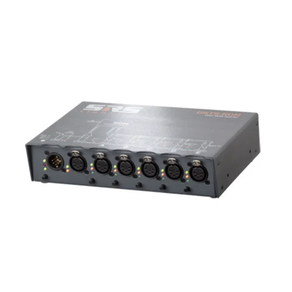 SRS Lighting | DST4-RDM | RDM DMX-splitter 4-kanaals | Power input: Powercon SRS Lighting* SRS Lighting | DST4-RDM | RDM DMX-splitter 4-kanaals | Power input: Powercon