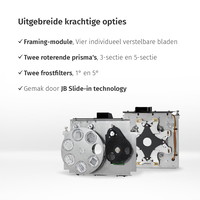 JB-Lighting | M18 | Profielspot LED Movinghead | 1200W | 30.000lm | RGBAL | 28dB(A) | 14 gobo's | 6,5° - 54°| 32kg | CRI ≥96 JB-Lighting* JB-Lighting | M18 | Profielspot LED Movinghead | 1200W | 30.000lm | RGBAL | 28dB(A) | 14 gobo's | 6,5° - 54°| 32kg | CRI ≥96