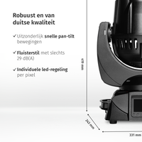 JB-Lighting | VCSP901 | Sparx 9 RGBW Washbeam | Zoom 2,3°-55° | wireless DMX - Lumen Radio | 7 Multichip LED 40W | RGBW | Gewicht: 9,8kg JB-Lighting* JB-Lighting | VCSP901 | Sparx 9 RGBW Washbeam | Zoom 2,3°-55° | wireless DMX - Lumen Radio | 7 Multichip LED 40W | RGBW | Gewicht: 9,8kg
