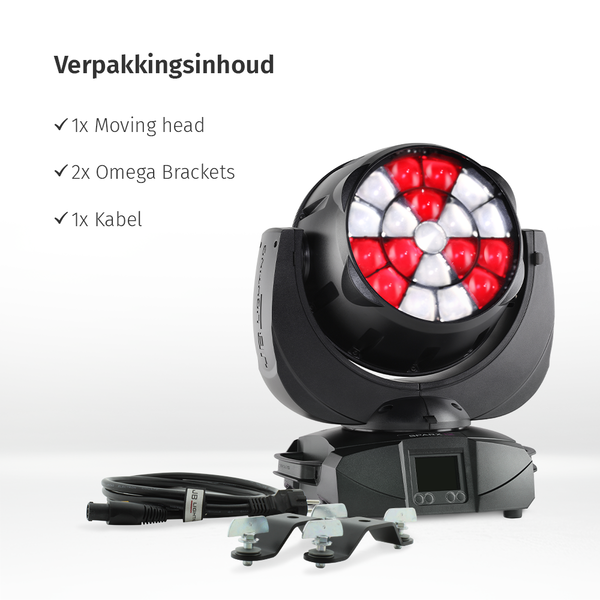 JB-Lighting* JB-Lighting | VCSP121 | Sparx 12 | Washbeam LED Movinghead |  19x40W RGBW | 29dB-A |  3° - 55° | 15,5KG