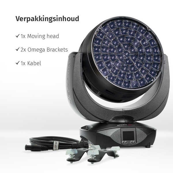 JB-Lighting| VCSP301 | Sparx 30 | Washbeam | 61x40W RGBW | 36.000Lm | 29dB-A | 3° - 70° | 28,4KG JB-Lighting* JB-Lighting| VCSP301 | Sparx 30 | Washbeam | 61x40W RGBW | 36.000Lm | 29dB-A | 3° - 70° | 28,4KG