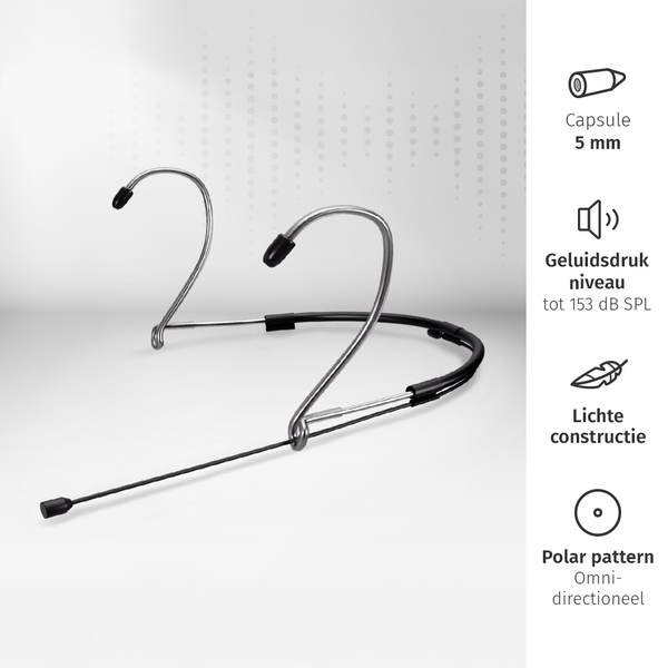 JAG-microphones | 801002 | IM5A | Headset-microfoon | Kleur: Zwart JAG-microphones* JAG-microphones | 801002 | IM5A | Headset-microfoon | Kleur: Zwart