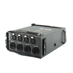 SRS Lighting* SRS Lighting | DST4HTT | DMX-splitter 4-kanaals en 4-kanaals stroomverdeler | DMX Input: 5PIN | DMX output: 4x5PIN | Power output: 4x Powercon True-1 SRS Lighting | DST4HTT | DMX-splitter 4-kanaals en 4-kanaals stroomverdeler | DMX Input: 5PIN | DMX output: 4x5PIN | Power output: 4x Powercon True-1