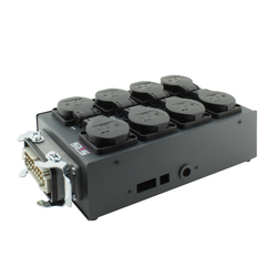 SRS Power | Breakout box | Harting 16p | MSB H16-8SF | 8x Schuko