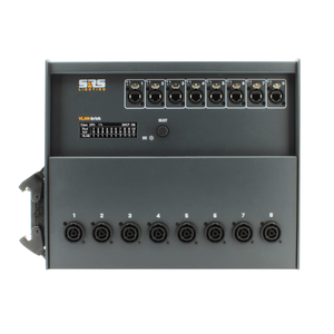 SRS Lighting* SRS Lighting | VLAN-toolbox brick 10 | 8-poorts managed cisco switch | Gebruikersinterface op display | 8x etherCON 1GB-S | 2x RJ45 | PoE+ | Brick | Power break-out | Harting in | 8x true-1 uit | SRS Lighting* SRS Lighting | VLAN-toolbox brick 10 | 8-poorts managed cisco switch | Gebruikersinterface op display | 8x etherCON 1GB-S | 2x RJ45 | PoE+ | Brick | Power break-out | Harting in | 8x true-1 uit |