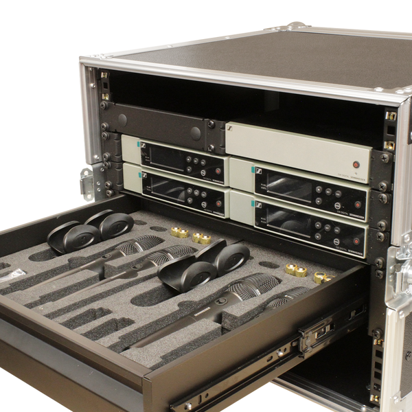 Sennheiser Sennheiser 4x Handheld set | Gemonteerd in flightcase | met antenne versterker | EW-D SKM-S BASE SET