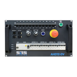 SRS Rigging* SRS Rigging | AHD12-DV | AHD Takelsturing 12-kanaals | Type sturing: Direct Voltage | Input: 1x CEE32A-5p of 1x CEE63A-5p SRS Rigging | AHD12-DV | AHD Takelsturing 12-kanaals | Type sturing: Direct Voltage | Input: 1x CEE32A-5p of 1x CEE63A-5p