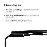 JAG-microphones* JAG-microphones | 80100161 | IM5A-SET-MINI-JACK | Headset-microfoon | beige | inclusief kabel met mini-Jack connector | EW/Sennheiser