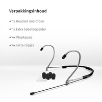 JAG-microphones* JAG-microphones | 80100161 | IM5A-SET-MINI-JACK | Headset-microfoon | beige | inclusief kabel met mini-Jack connector | EW/Sennheiser