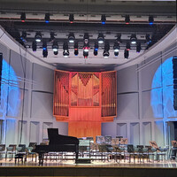 Led-transitie in de Stadsgehoorzaal in Leiden