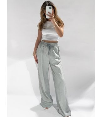 NOA LINEN TROUSERS - GREY