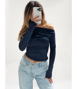 ALANI TOP - NAVY