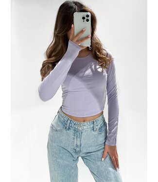 LEELA TOP - LILAC