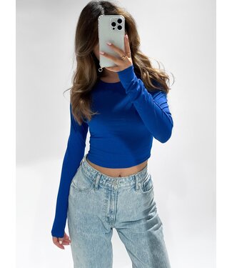 LEELA TOP - COBALT