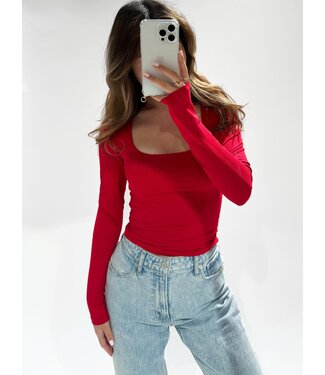 MILA TOP - RED