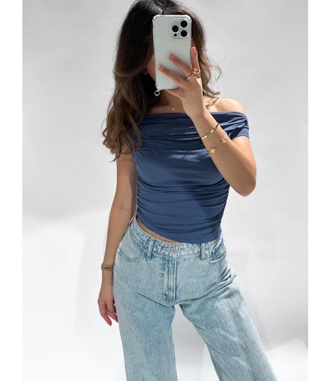 MILANI TOP - DENIM
