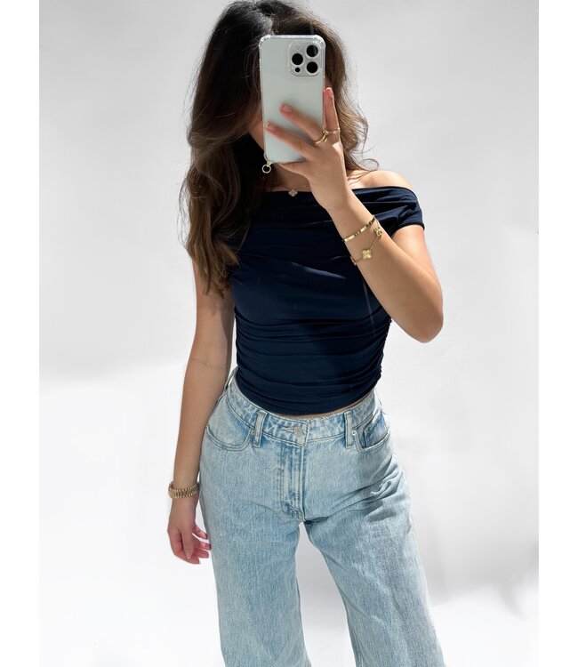 MILANI TOP - NAVY