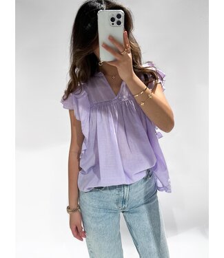 MABEL TOP - LILAC