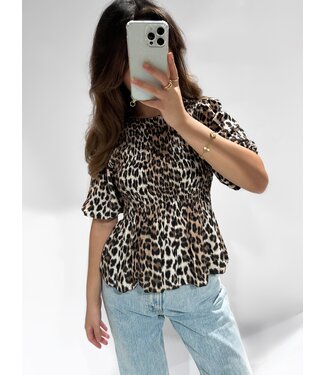 MILEY TOP - LEOPARD