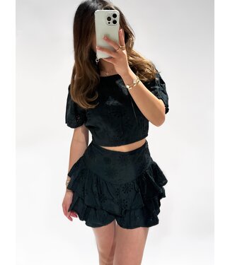 (PRE-ORDER SIZE S + M) CECILIA SKORT - BLACK