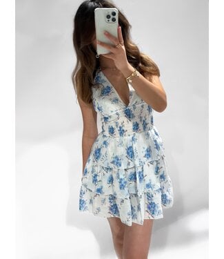 ZAYLEE DRESS - FLORAL BLUE