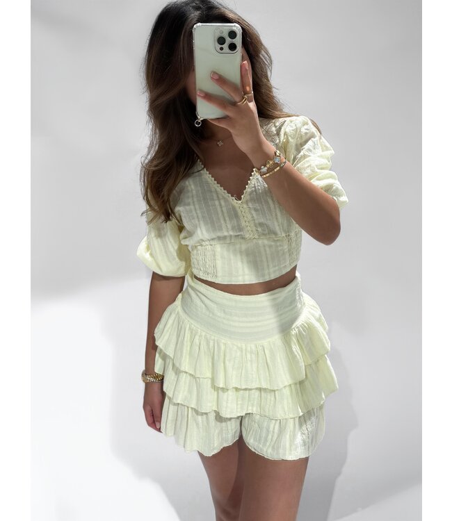 INDIE SKORT - YELLOW