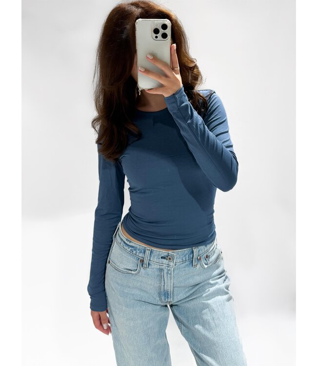 ZIA TOP - DENIM