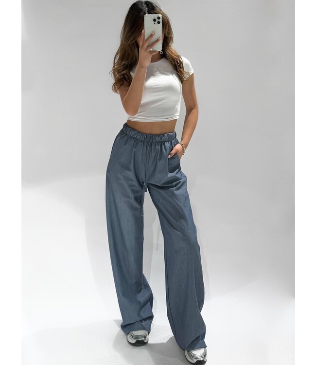 MIA TROUSERS - DENIM