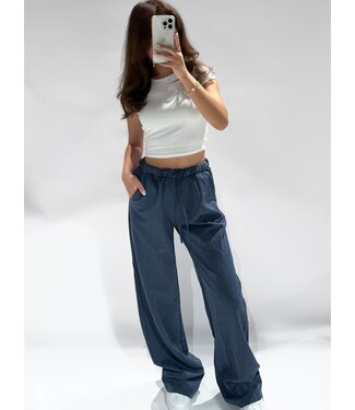 MIA TROUSERS - DARK DENIM