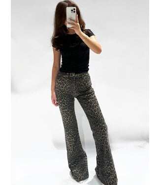 (SIZE L + XL SOLD OUT) LEOPARD JEANS - RF0001